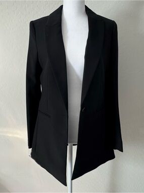 H&M Black Classic Single Button Blazer